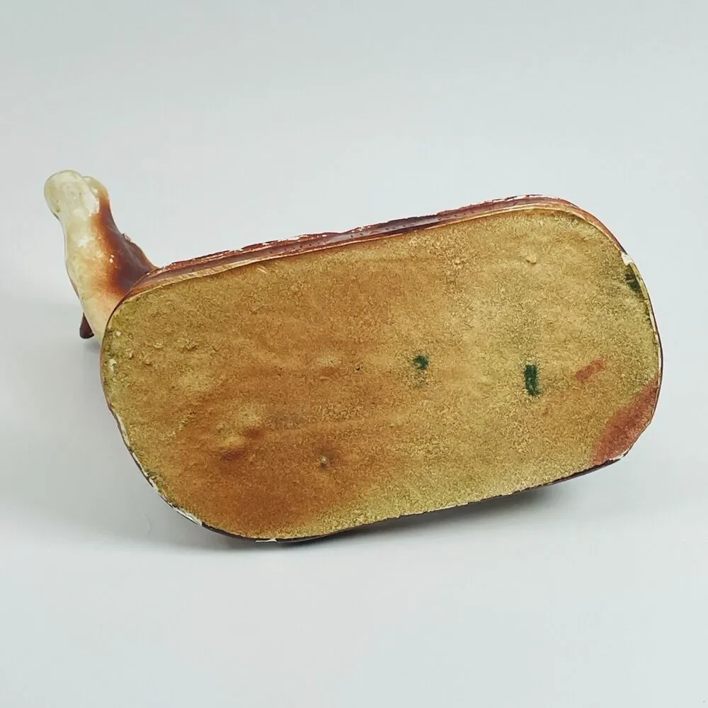 VTG Chalkware Cow Standing on Udder It's A Long Hard Pull Humor Anguished Annie